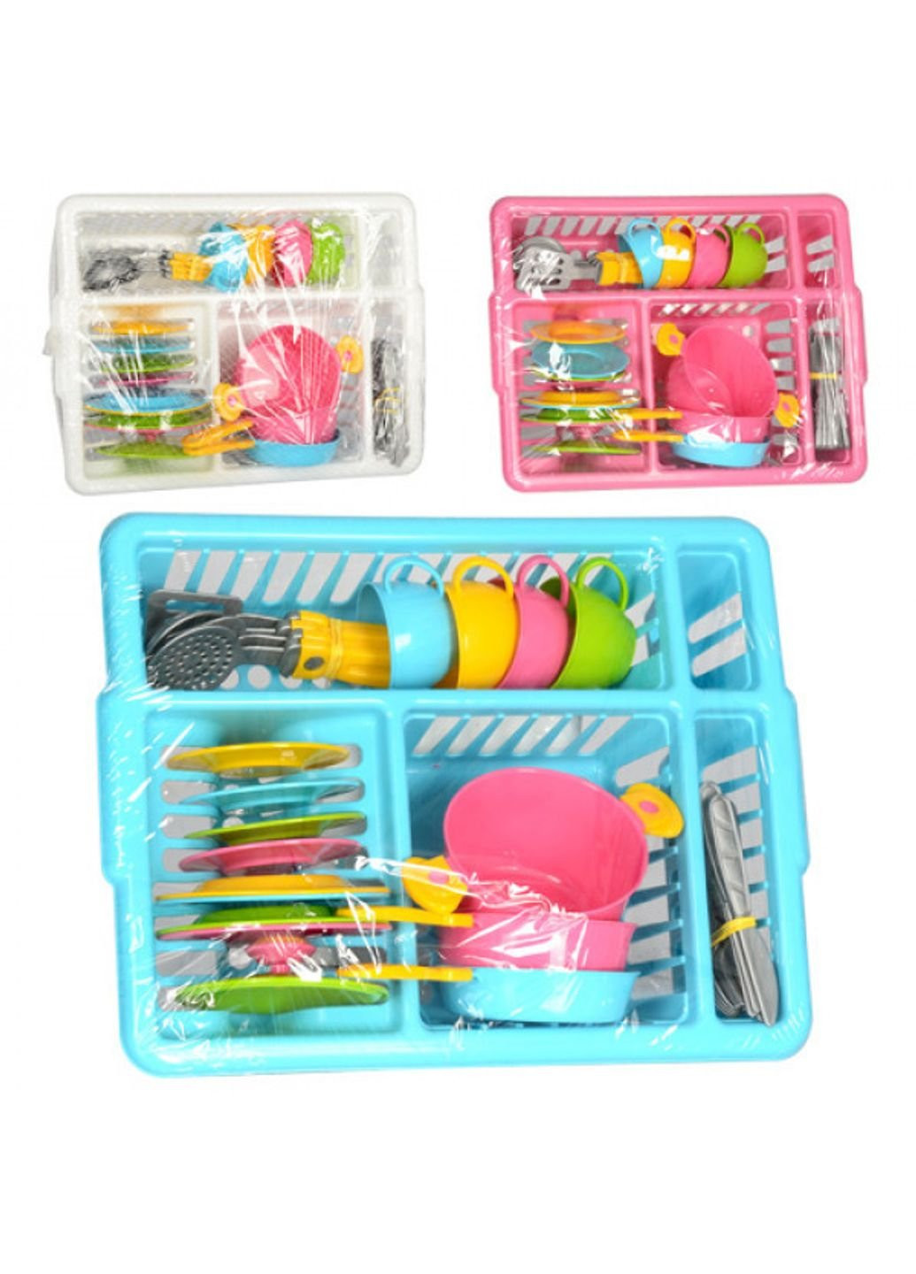 Детский кухонный набор посуды Технок T-3282 33 предмета ТехноК (253624531)