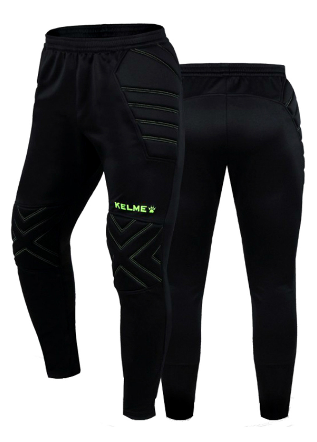 Черные спортивные демисезонные брюки с высокой талией Kelme