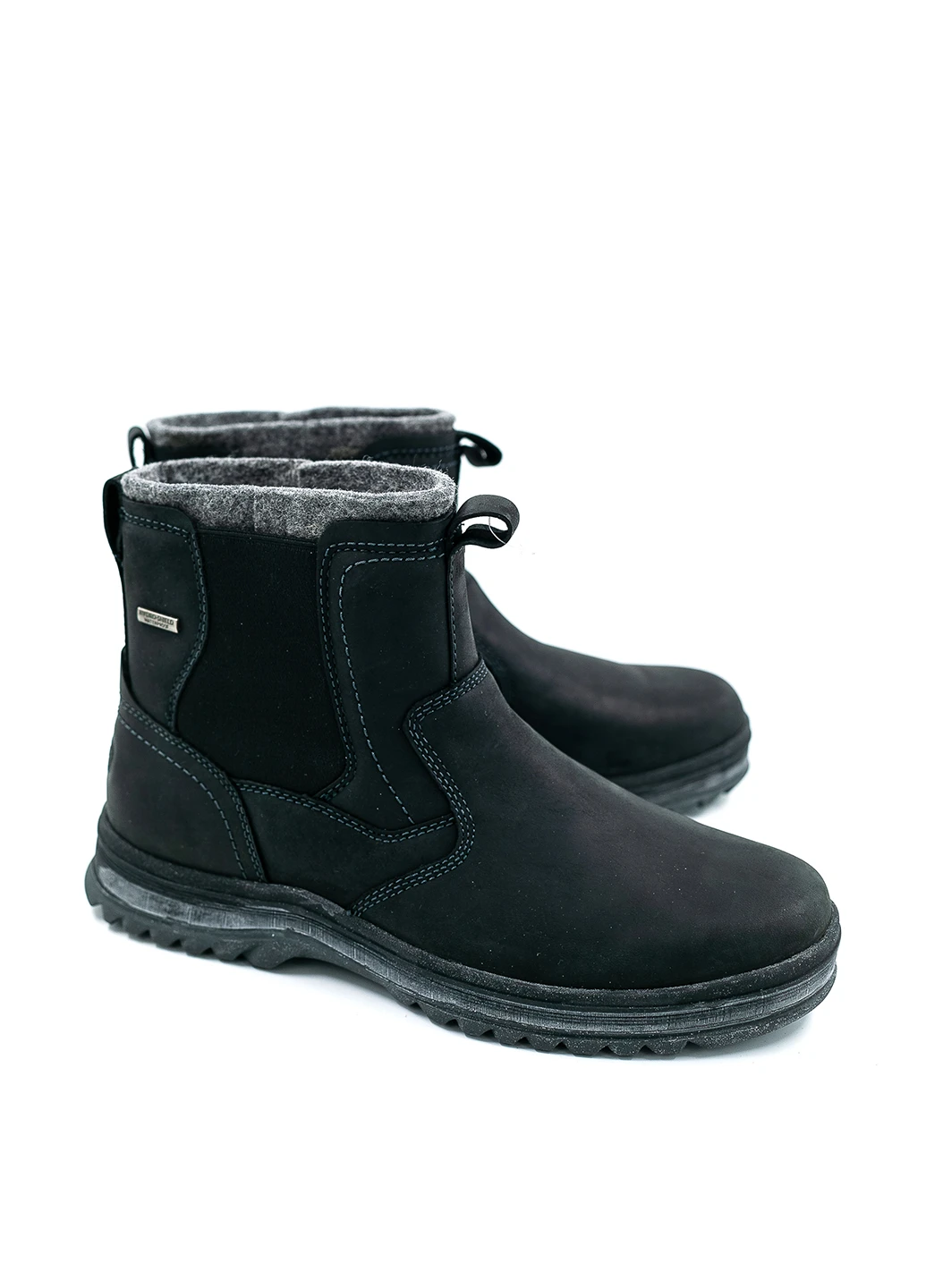 Черные зимние ботинки челси Rockport