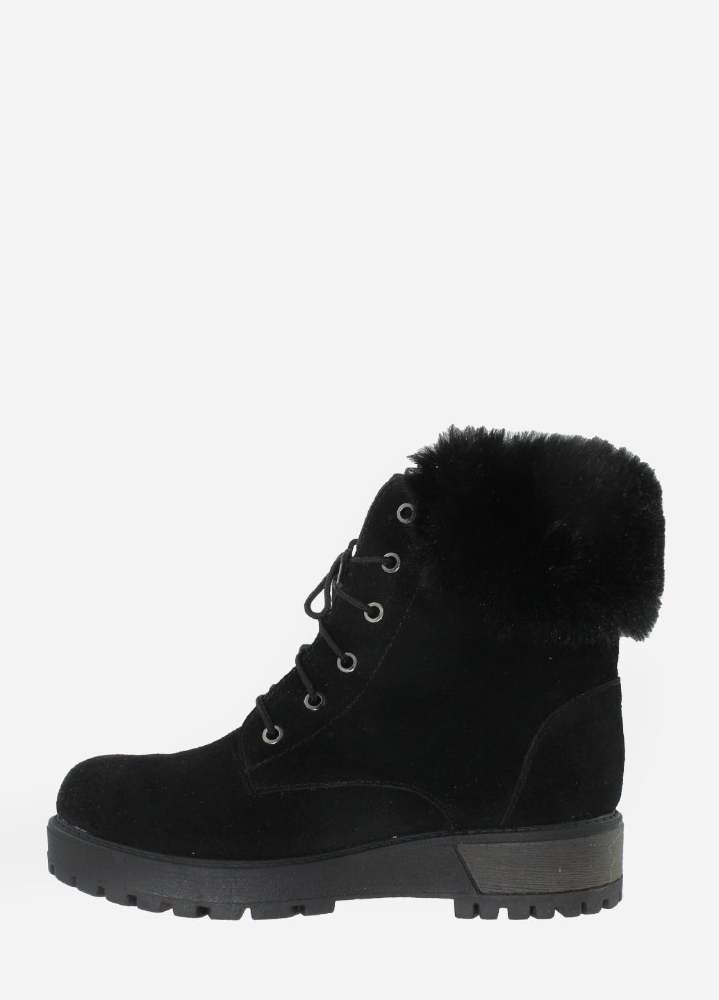 Зимние ботинки rg18-55971-11 черный Gampr из натуральной замши