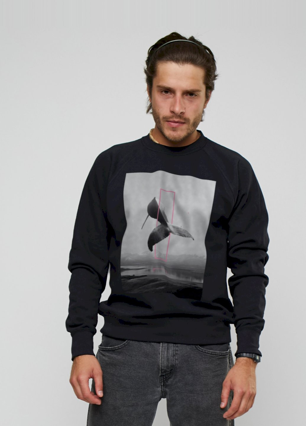 Чорний світшот YAPPI (198688782)