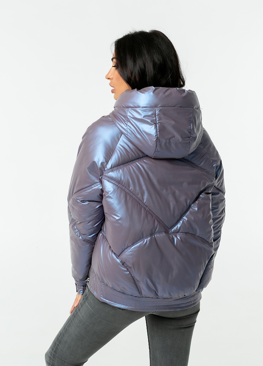 Фиолетовая демисезонная куртка Icon