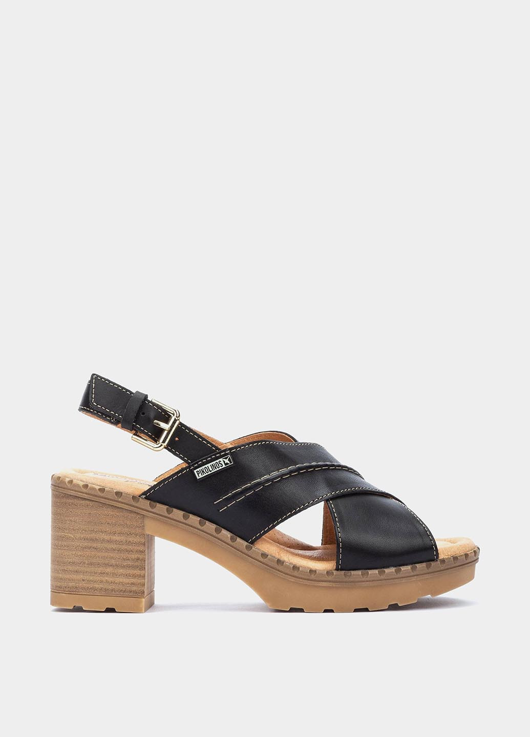 Черные босоножки Pikolinos с ремешком