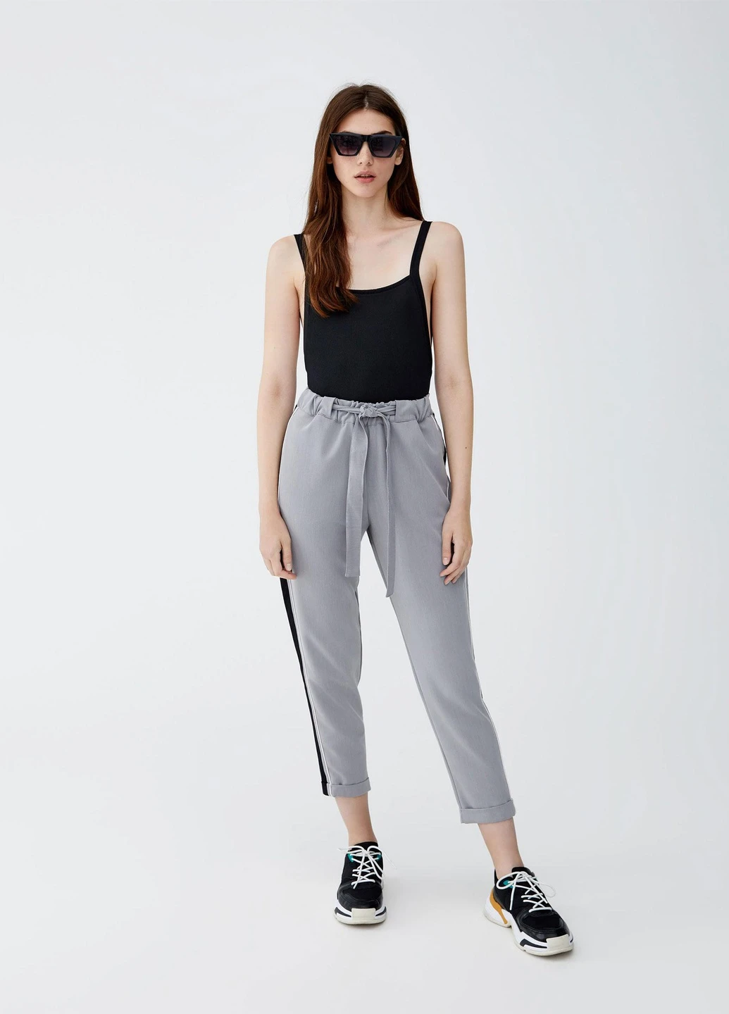 Штани демісезон,сірий, Pull & Bear (255192519)