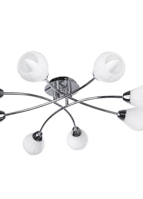 Люстра стельова на 8 плафонів для підвісної стелі BR-378S/8 CHR Brille (253887983)