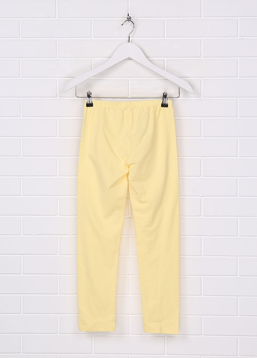 Желтые домашние демисезонные прямые брюки Yclu