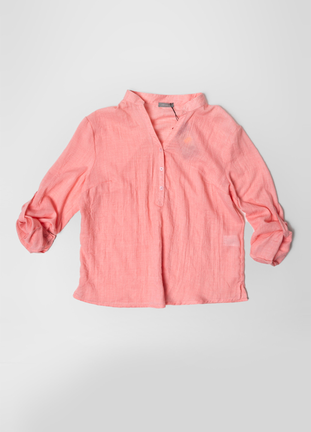 Персиковая демисезонная блуза F'91