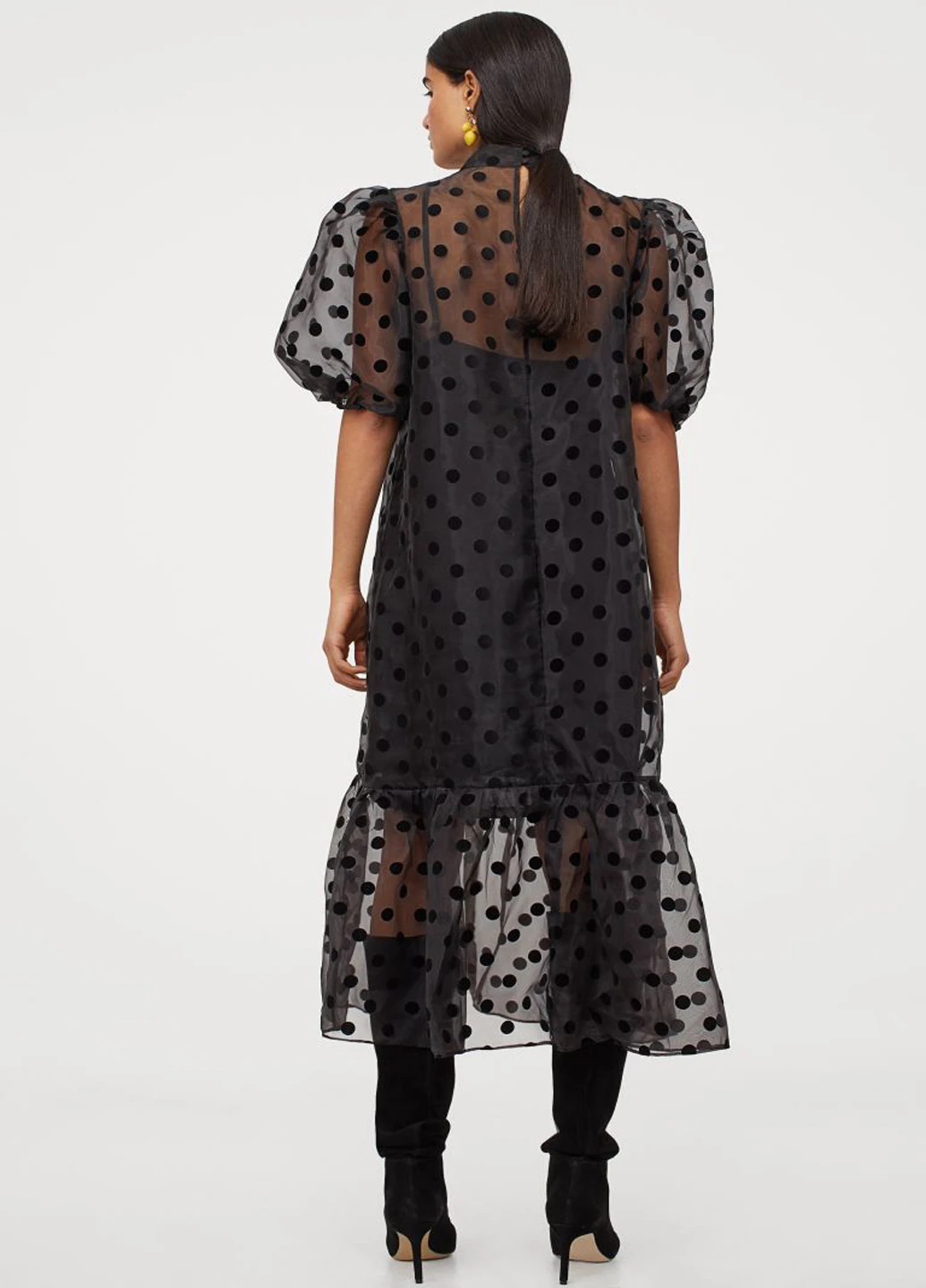 Черное платье H&M