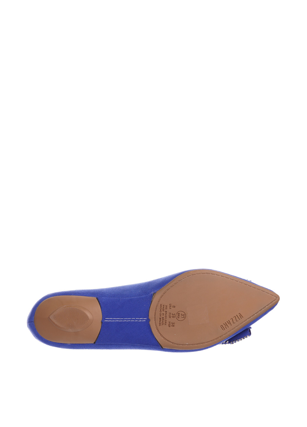 Жіночі балетки | сині однотонні стрази, бант штучна замша (299487138)