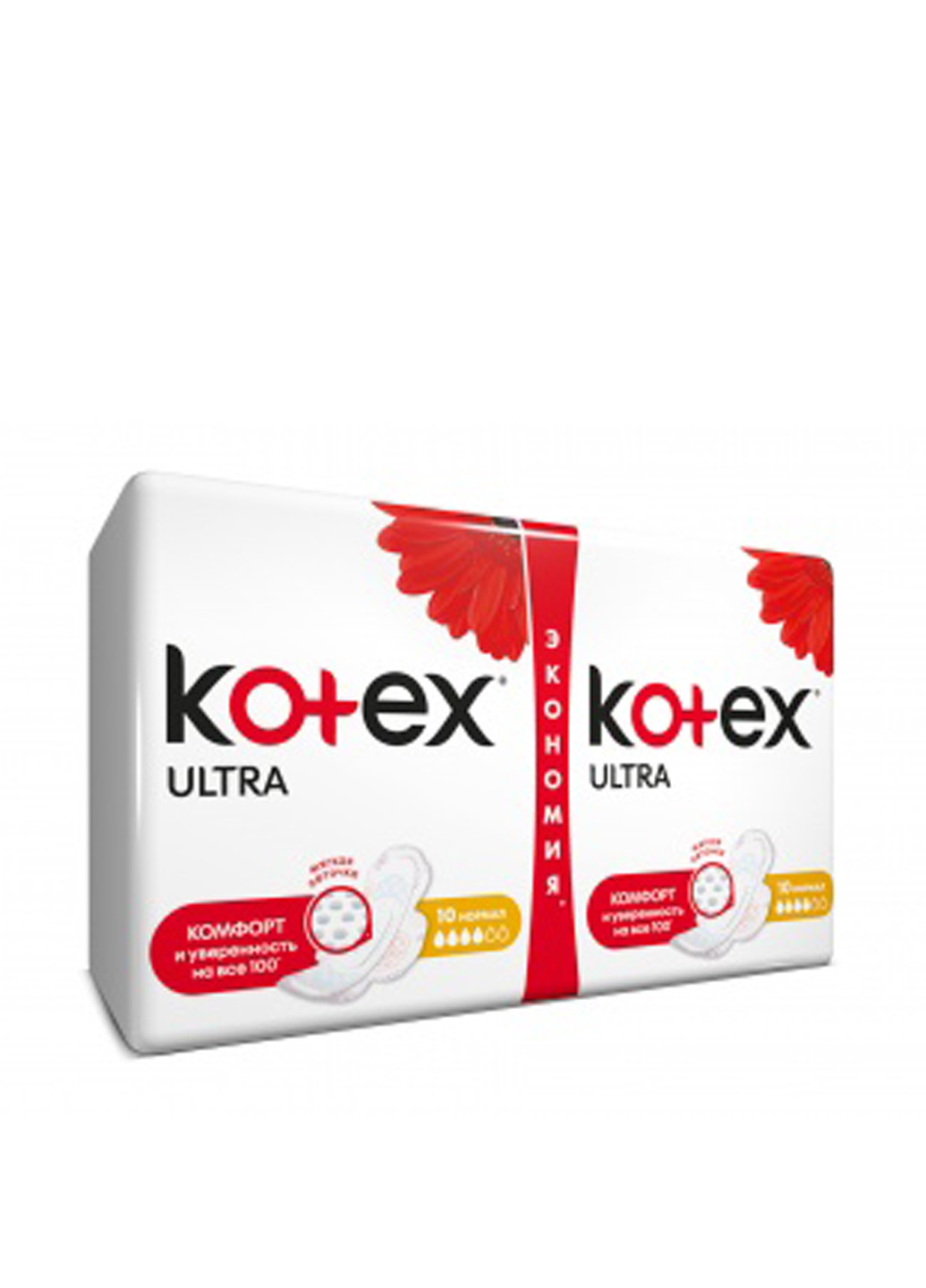 Прокладки гігієнічні Ultra Dry Normal Duo (20 шт.) Kotex (151220089)