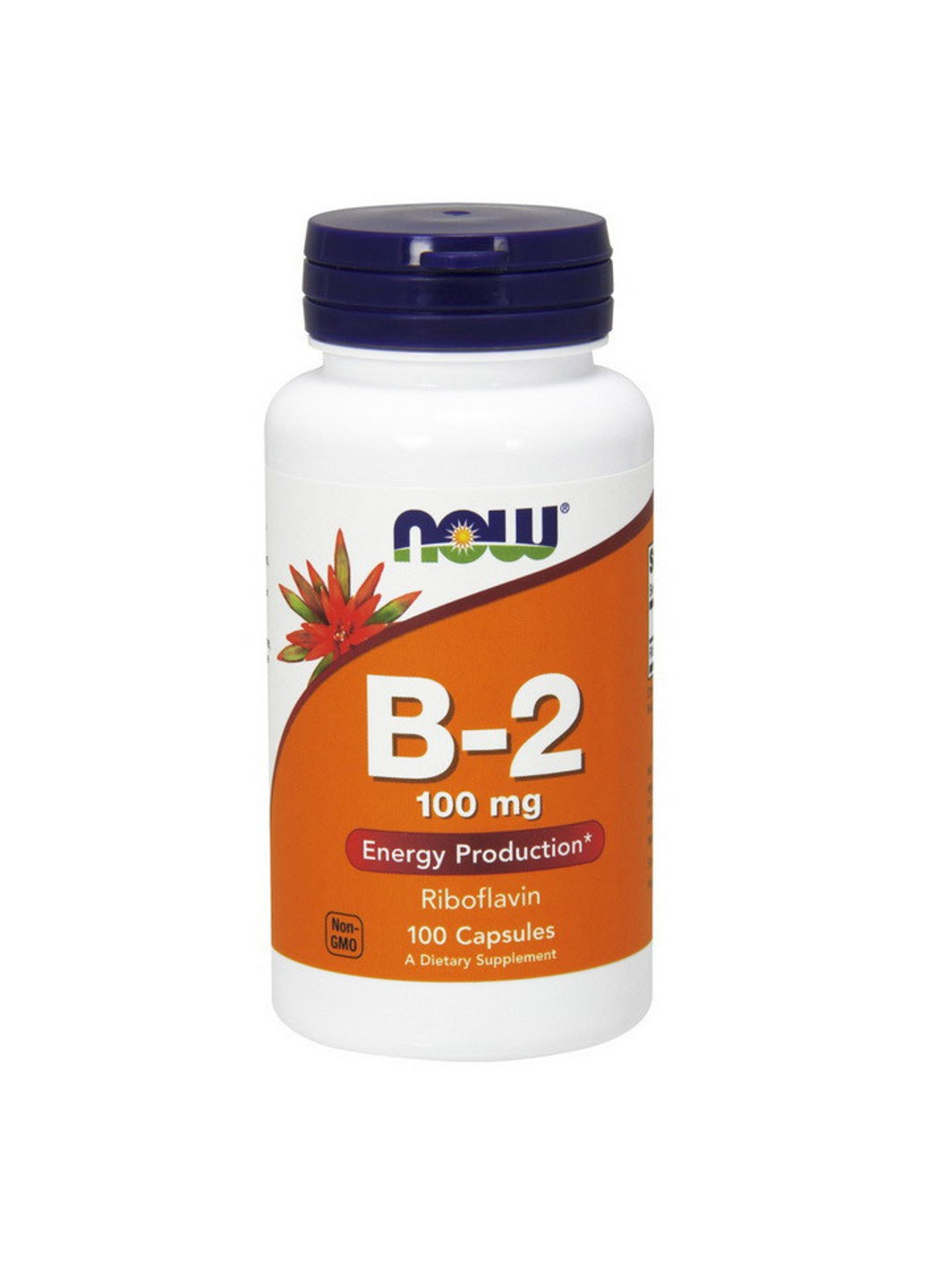 Витамин Б2 Vitamin B-2 100 mg (100 капс) нау фудс Now Foods (255409743)