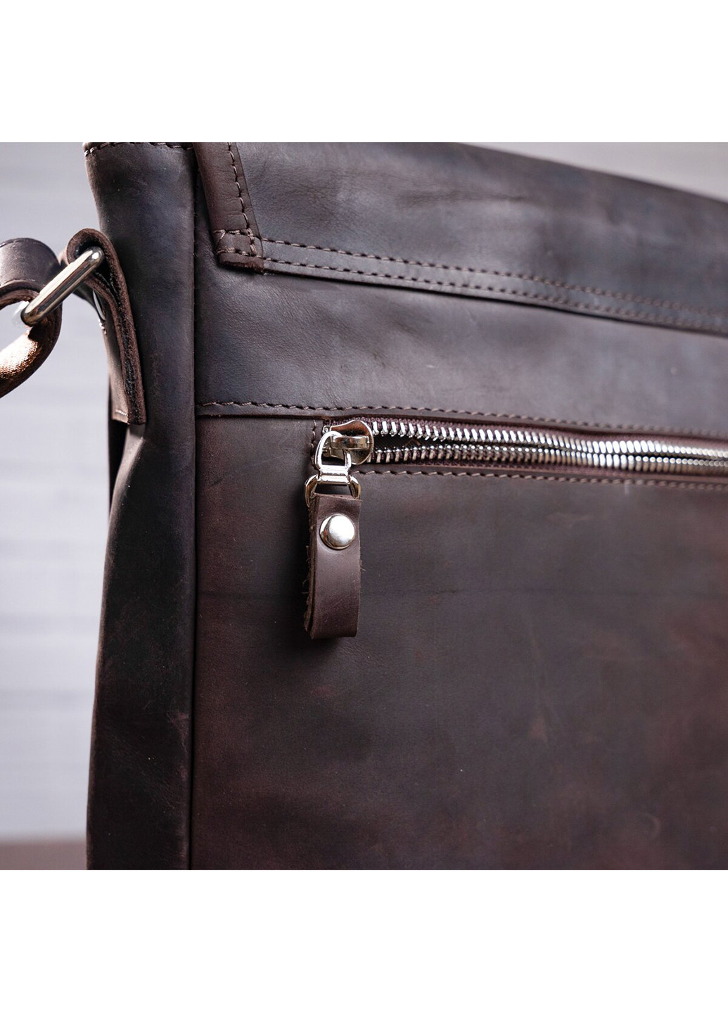 Чоловіча шкіряна сумка 25х33х9 см Shvigel (229459088)