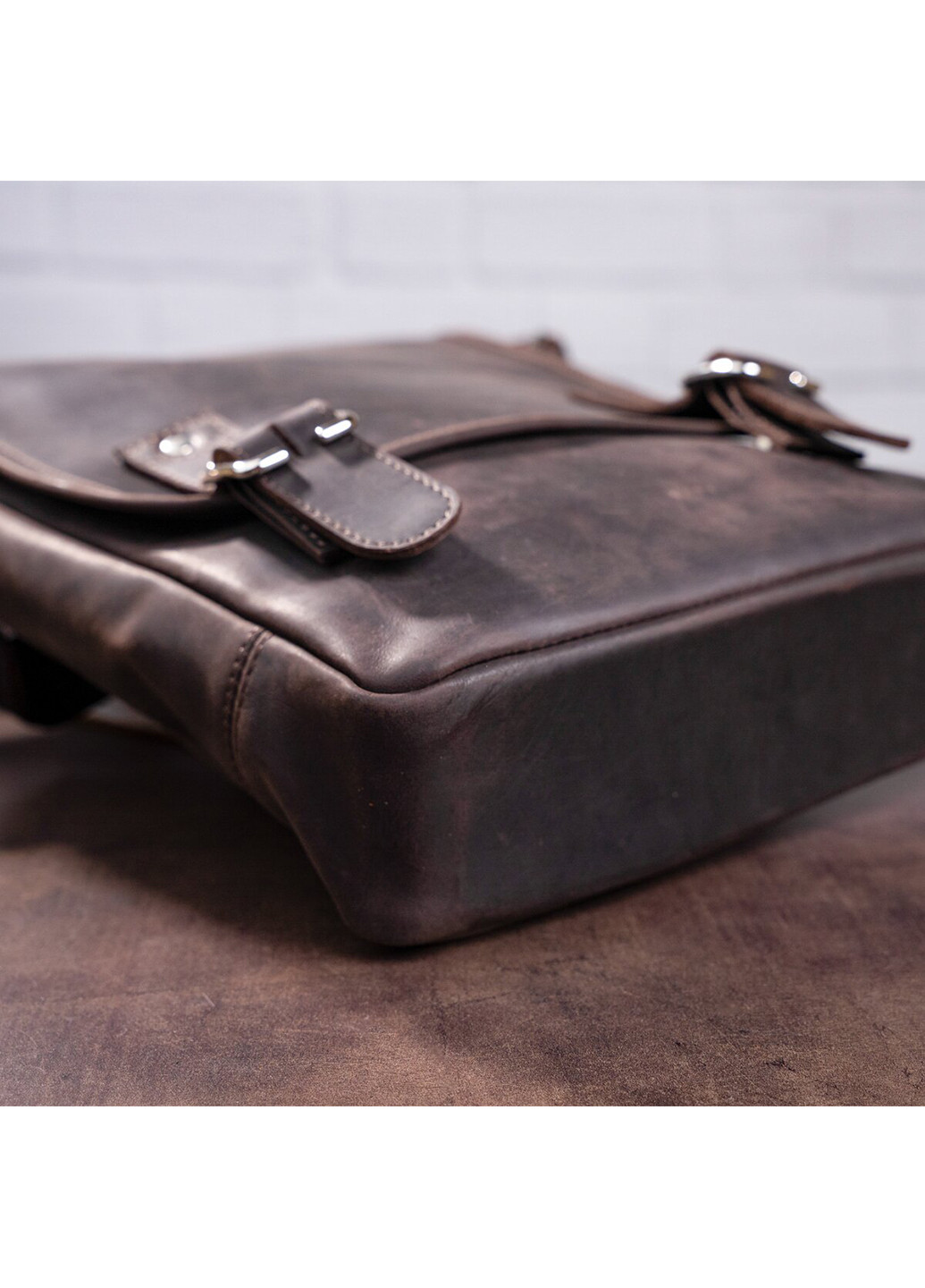 Чоловіча шкіряна сумка 25х33х9 см Shvigel (229459088)