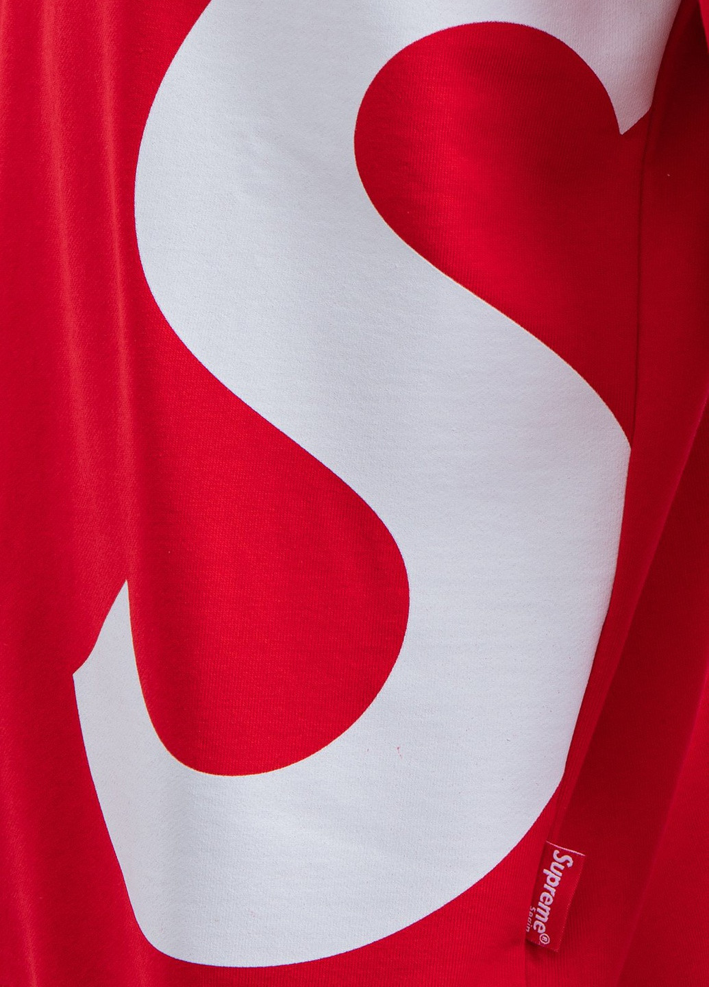 Красный хлопковый свитшот Supreme Spain (228877479)