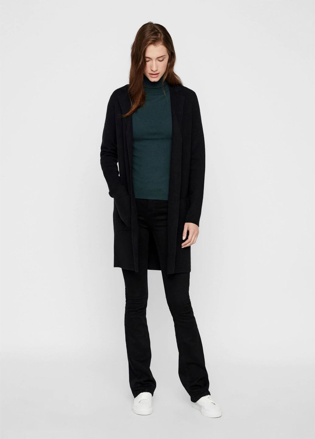 Черный демисезонный кардиган Vero Moda