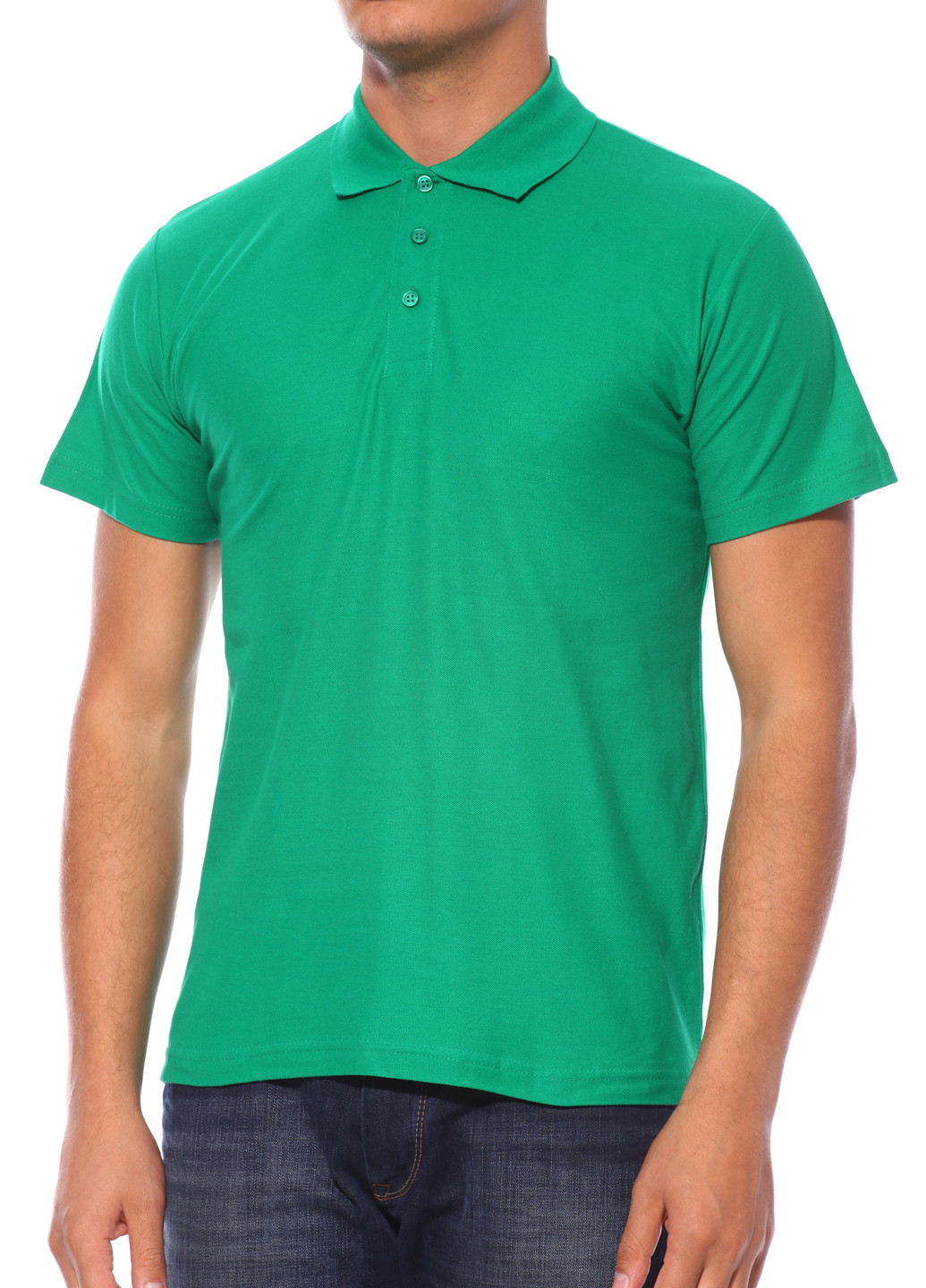 Зеленая футболка-поло для мужчин Sol's