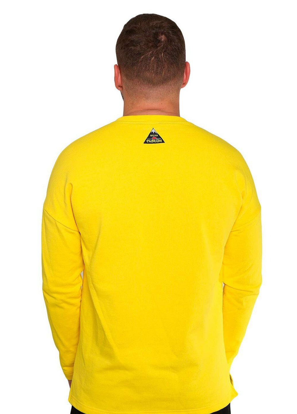 Свитшот Husky Custom Wear - крой однотонный желтый кэжуал - (225121884)