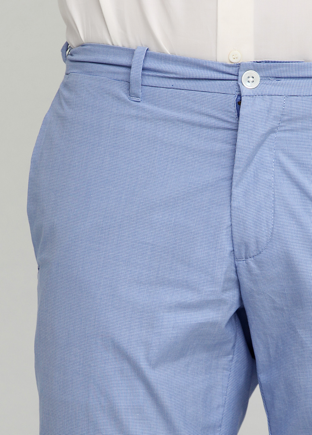 Голубые кэжуал демисезонные со средней талией брюки Ralph Lauren