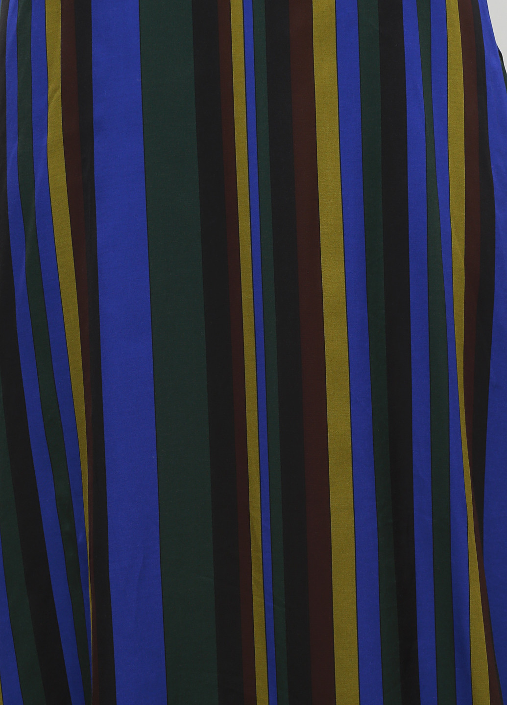 Синяя кэжуал в полоску юбка Massimo Dutti а-силуэта (трапеция)