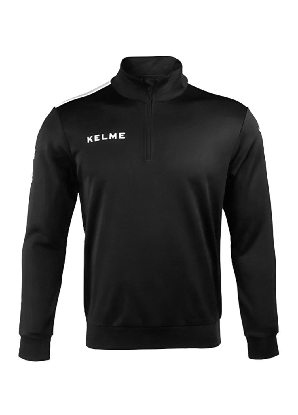 Свитшот Kelme - Прямой крой логотип черный спортивный полиэстер, трикотаж - (257268312)