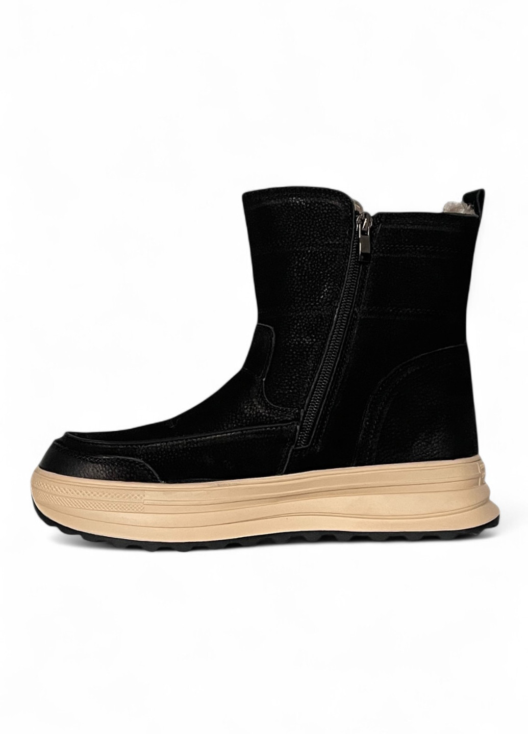 Зимние ботинки Meego без декора из натурального нубука