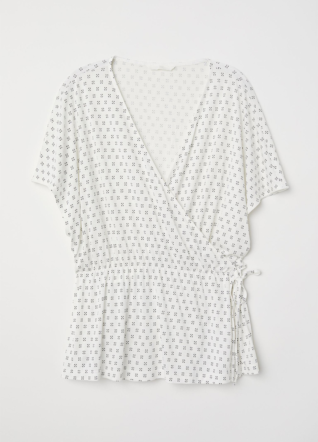 Біла літня блузка на запах H&M