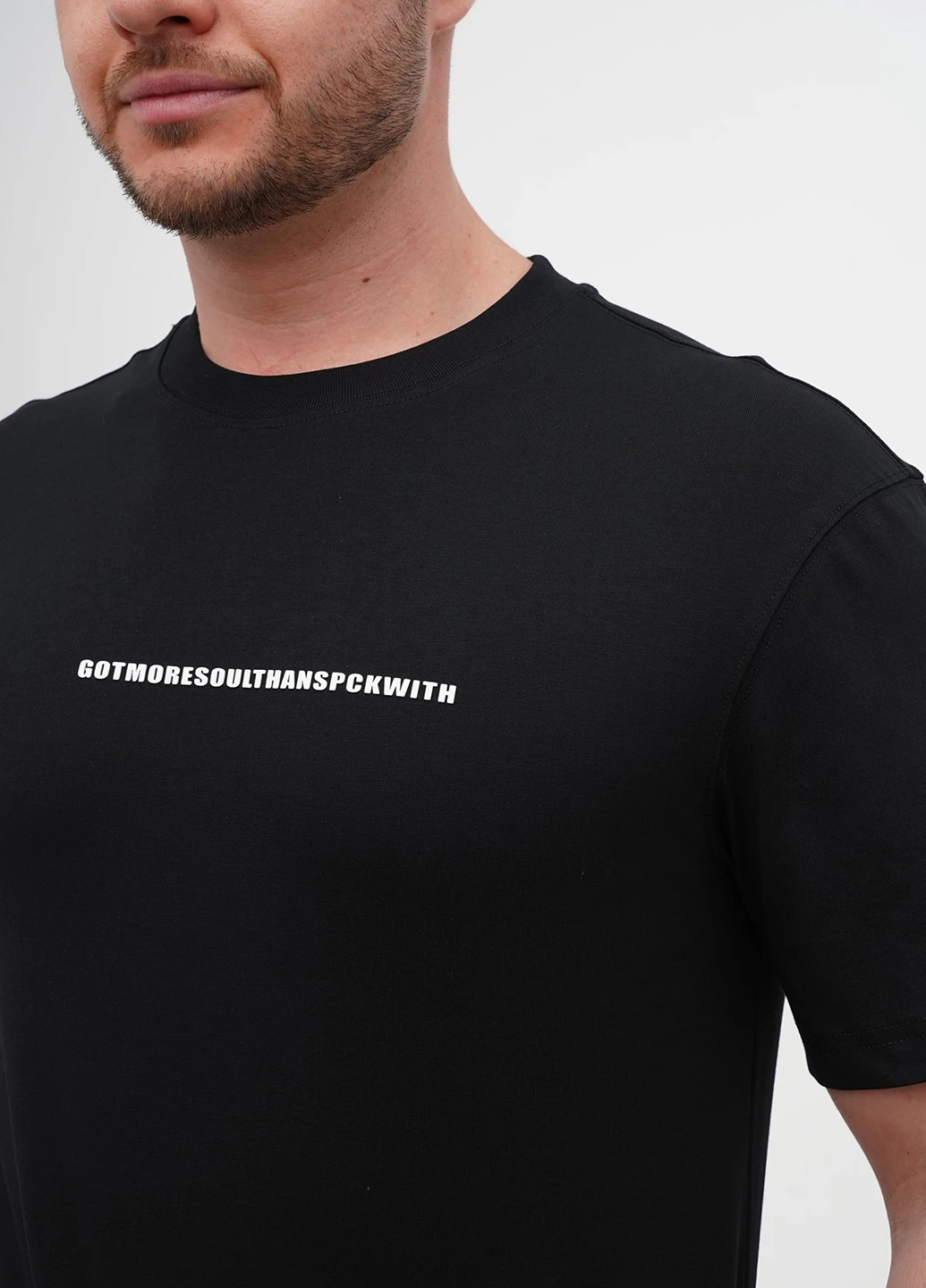 Чорна футболка Trend Collection
