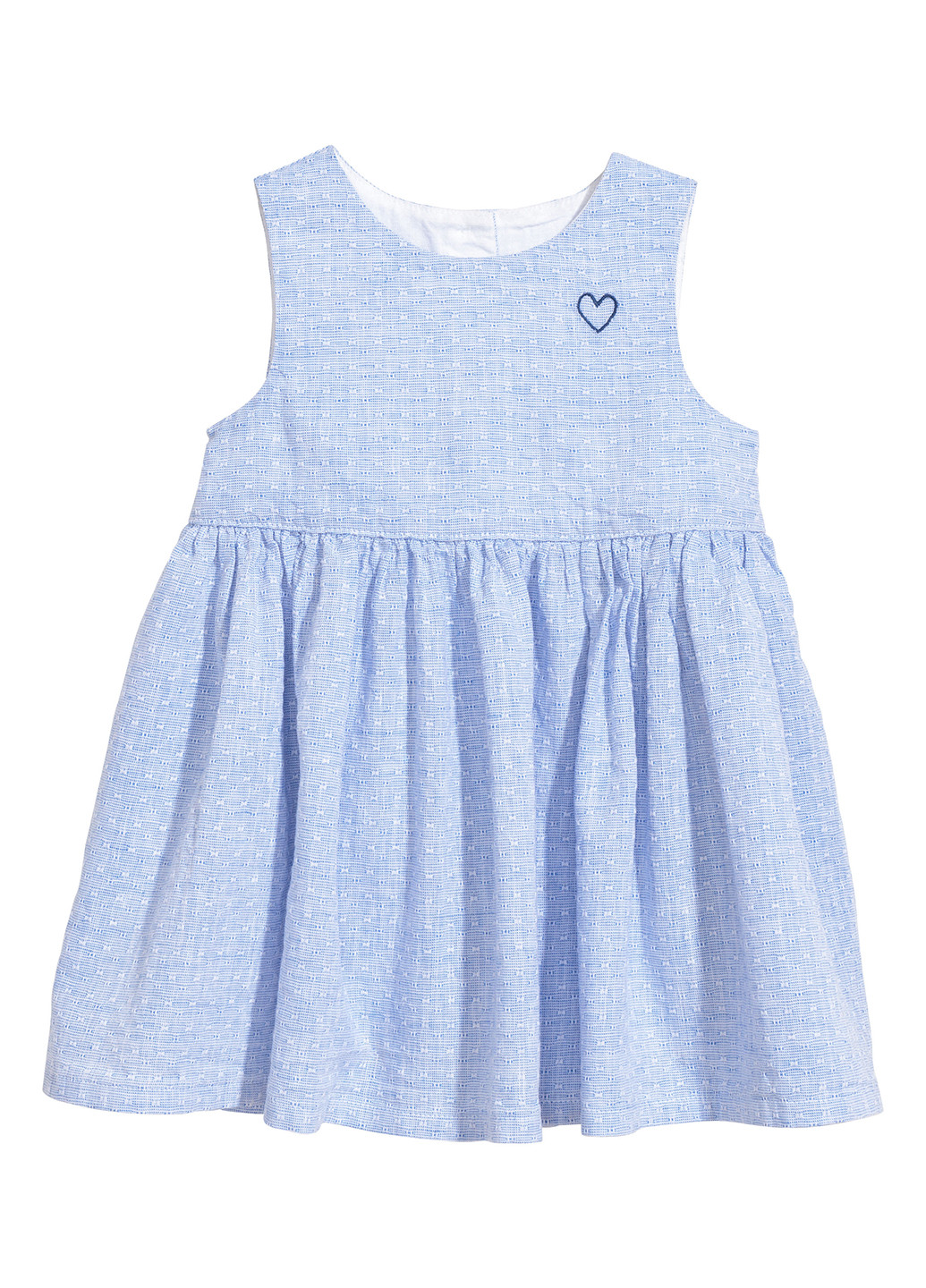 Синее платье H&M (121143393)