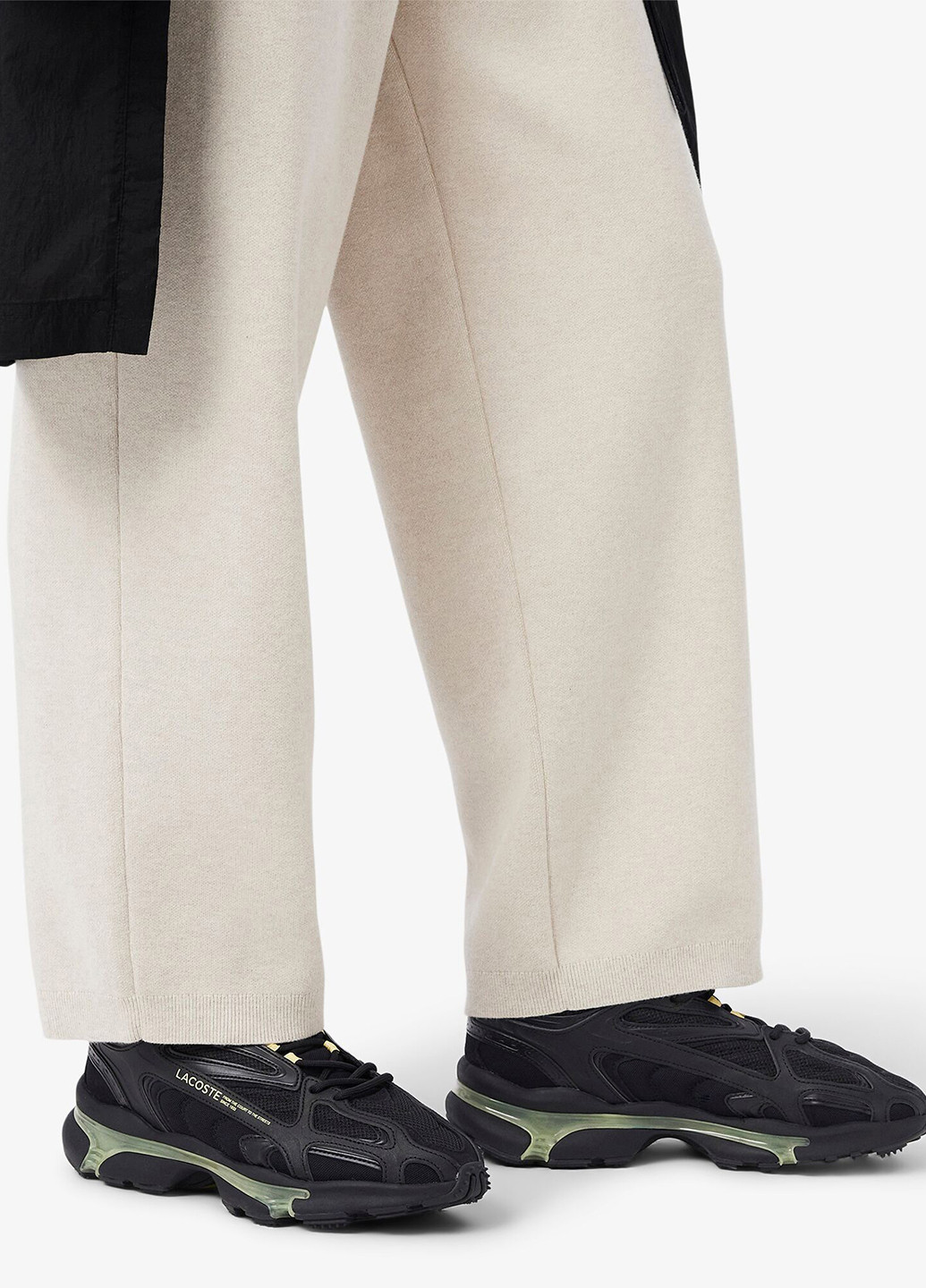 Чорні Осінні кросівки Lacoste