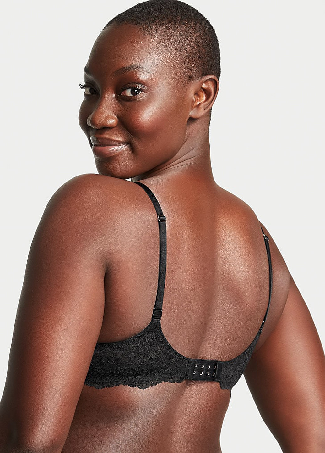 Черный демисезонный комплект (бюстгальтер, трусики) Victoria's Secret