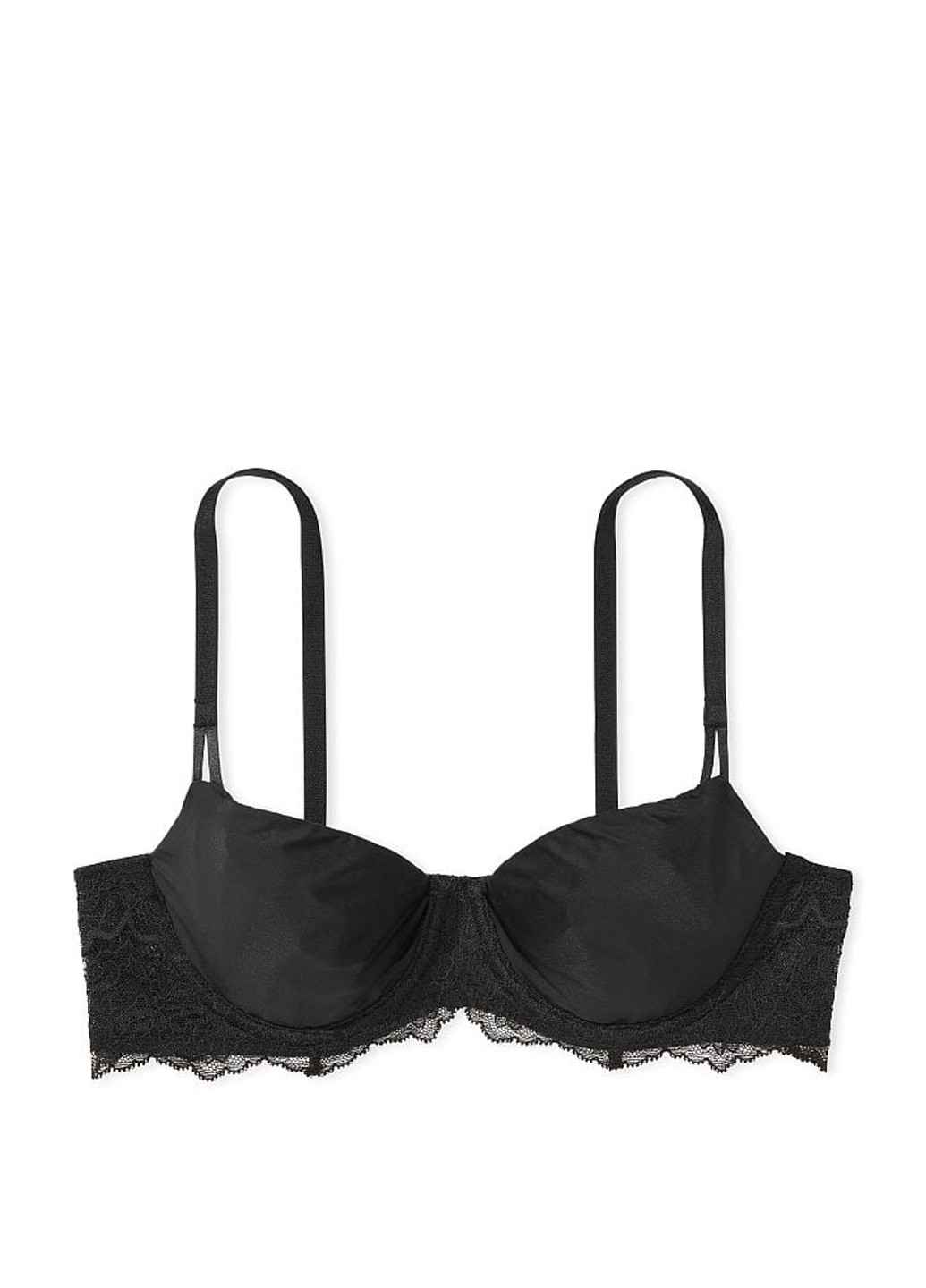 Черный демисезонный комплект (бюстгальтер, трусики) Victoria's Secret