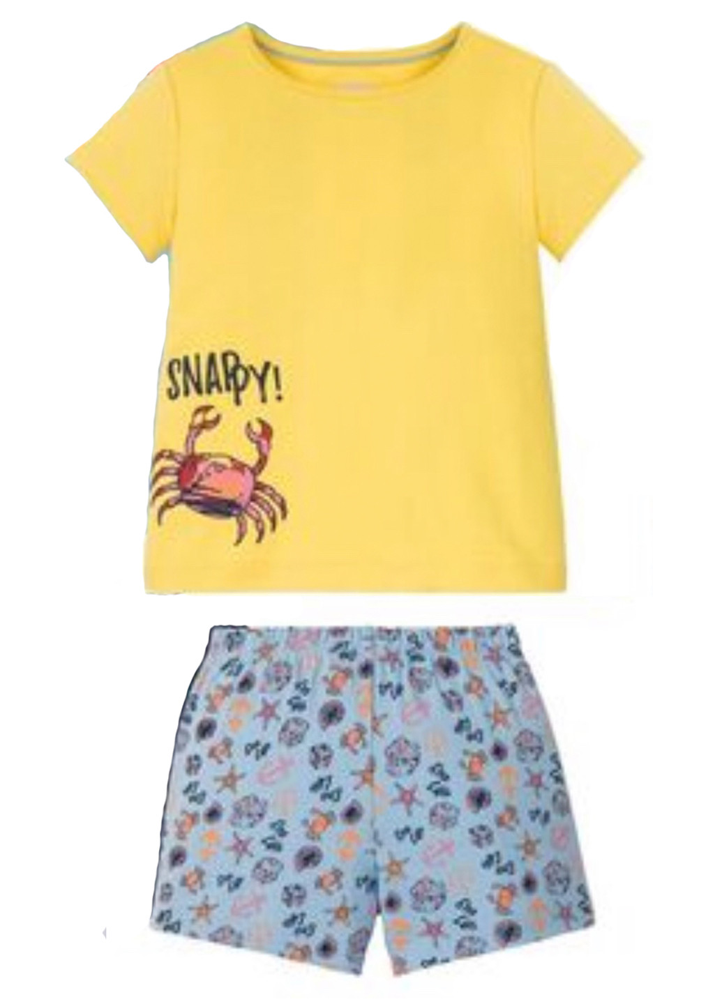 Комбинированный летний комплект (футболка, шорты) Lupilu