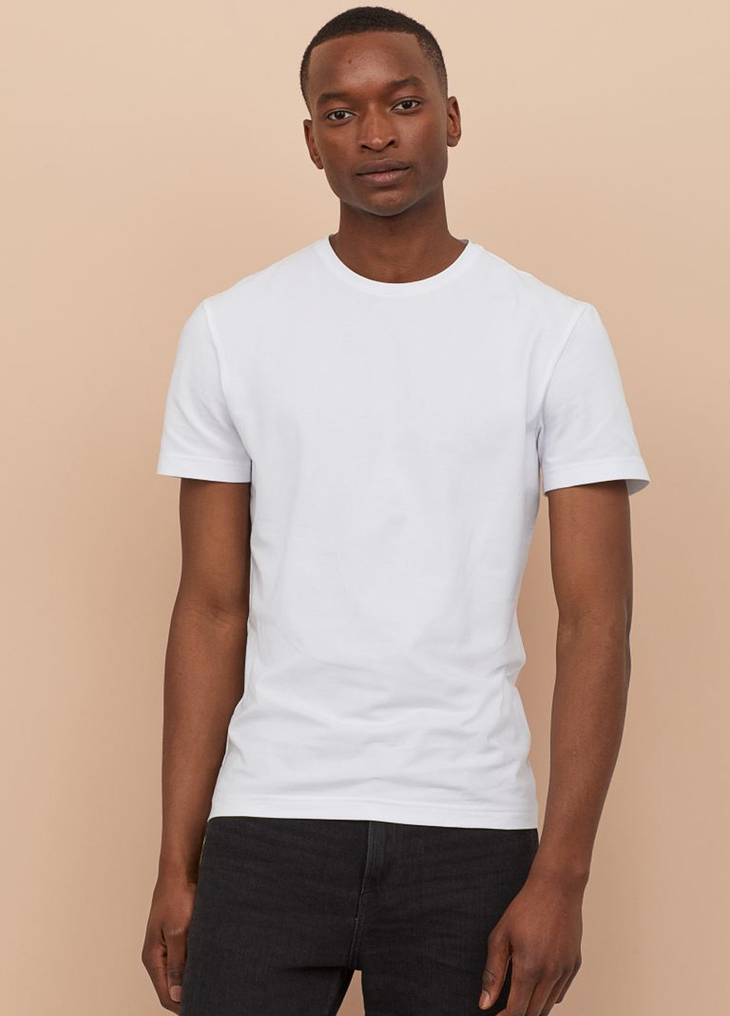 Белая футболки H&M