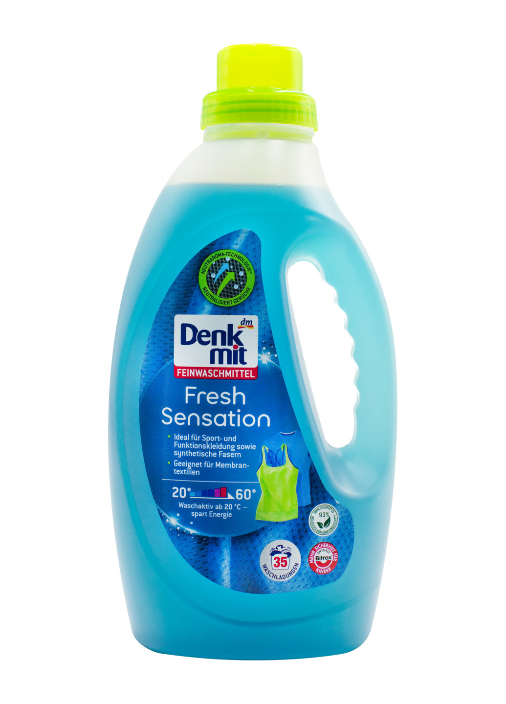 Засіб для прання делікатних речей Fresh Sensation 1,5 л (35 прань) Denkmit (255520199)