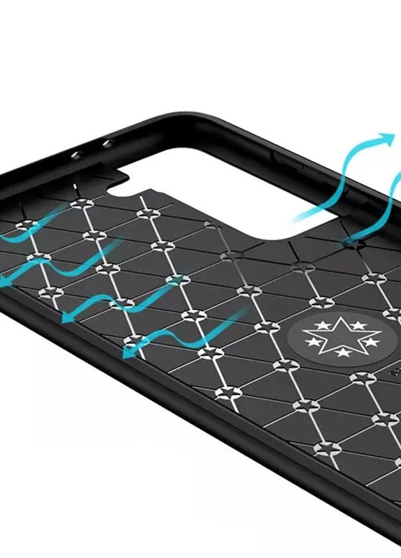 TPU чохол ColorRing під магнітний тримач (opp) для Samsung Galaxy S21 + Чорний / Червоний (is_00000042205_3) Deen (238479383)