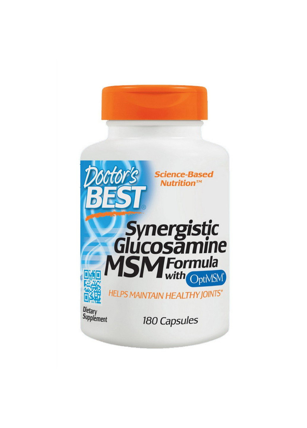 Глюкозамін МСМ Doctors BEST Synergistic Glucosamine MSM Formula (180 капс) доктогр бест Doctor's Best (255410260)