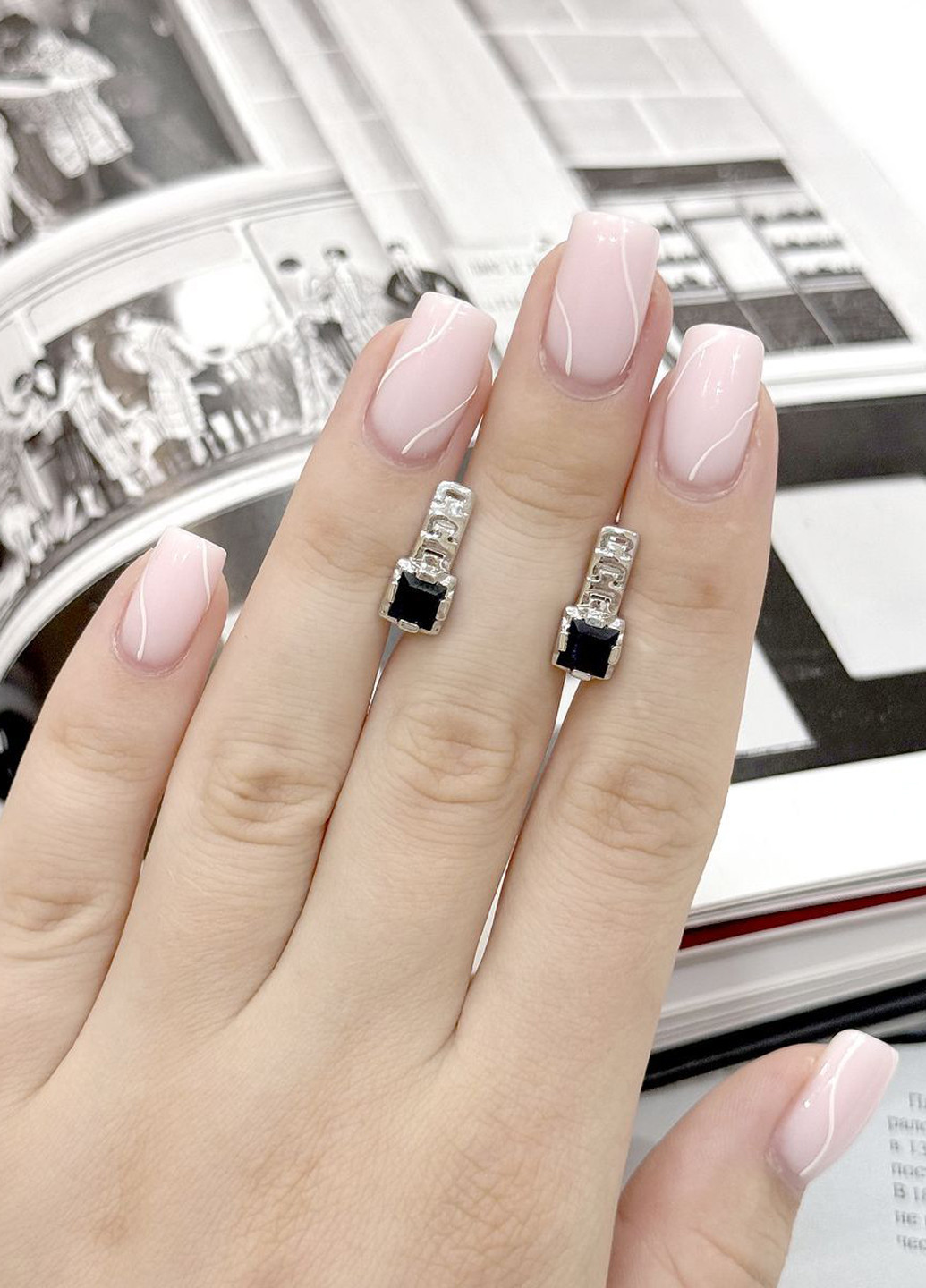 Сережки Silver Flame (301048168)