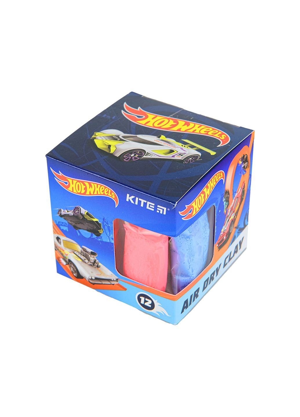 Пластилін Hot Wheels повітряний 12 кол. + Форма (HW22-135) Kite (254067750)