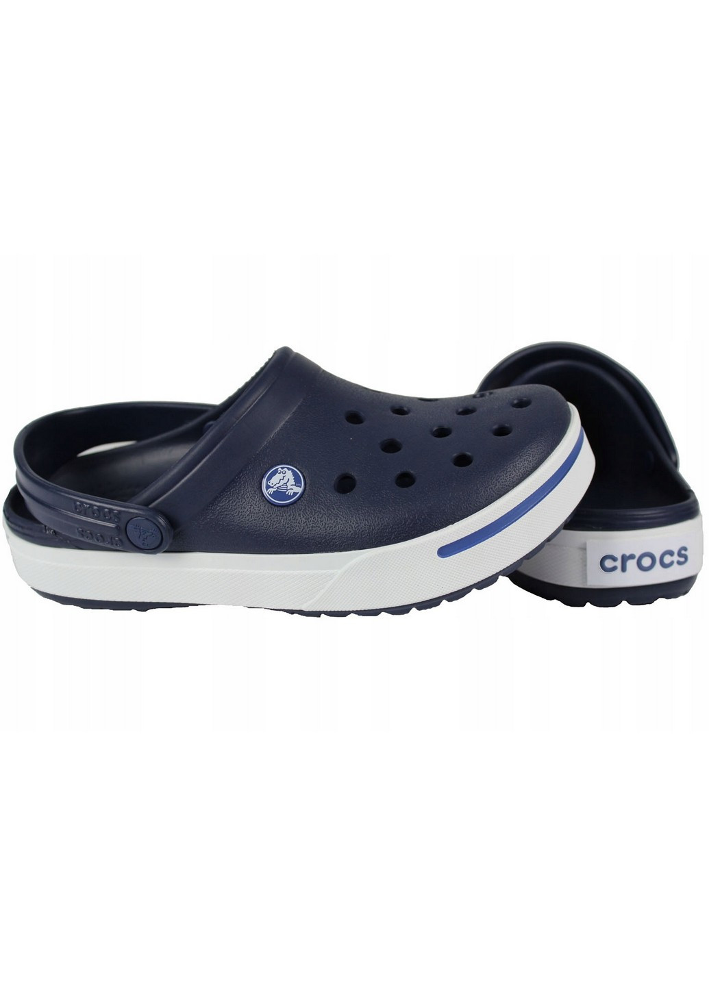 Синие сабо крокс Crocs