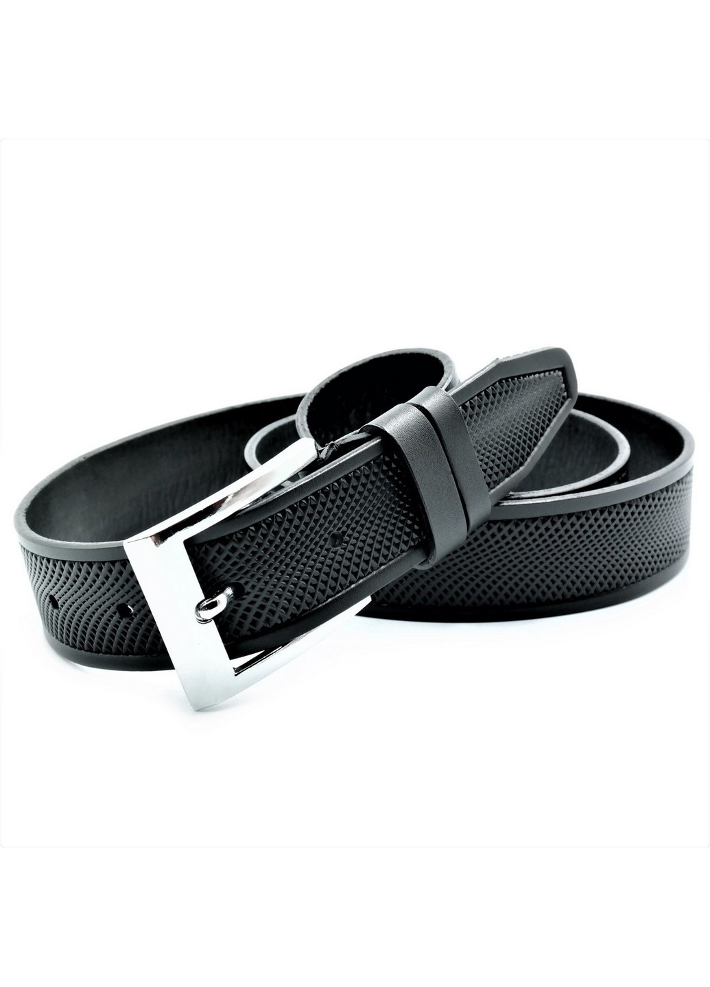 Шкіряний чоловічий ремінь 110-125х3,5 см Weatro (211364660)