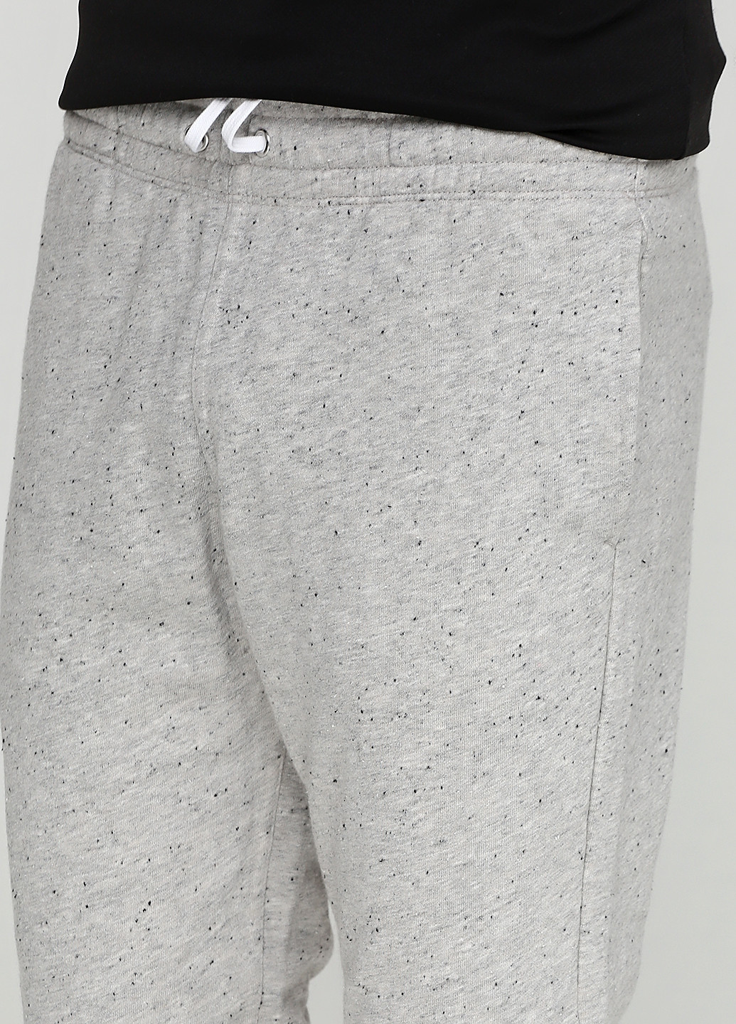 Светло-серые спортивные демисезонные со средней талией брюки H&M