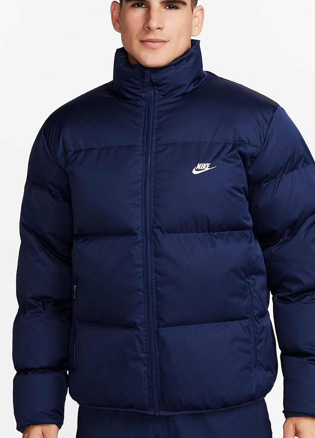 Синяя зимняя куртка fb7368-410_2024 Nike M NK TF CLUB PUFFER JKT