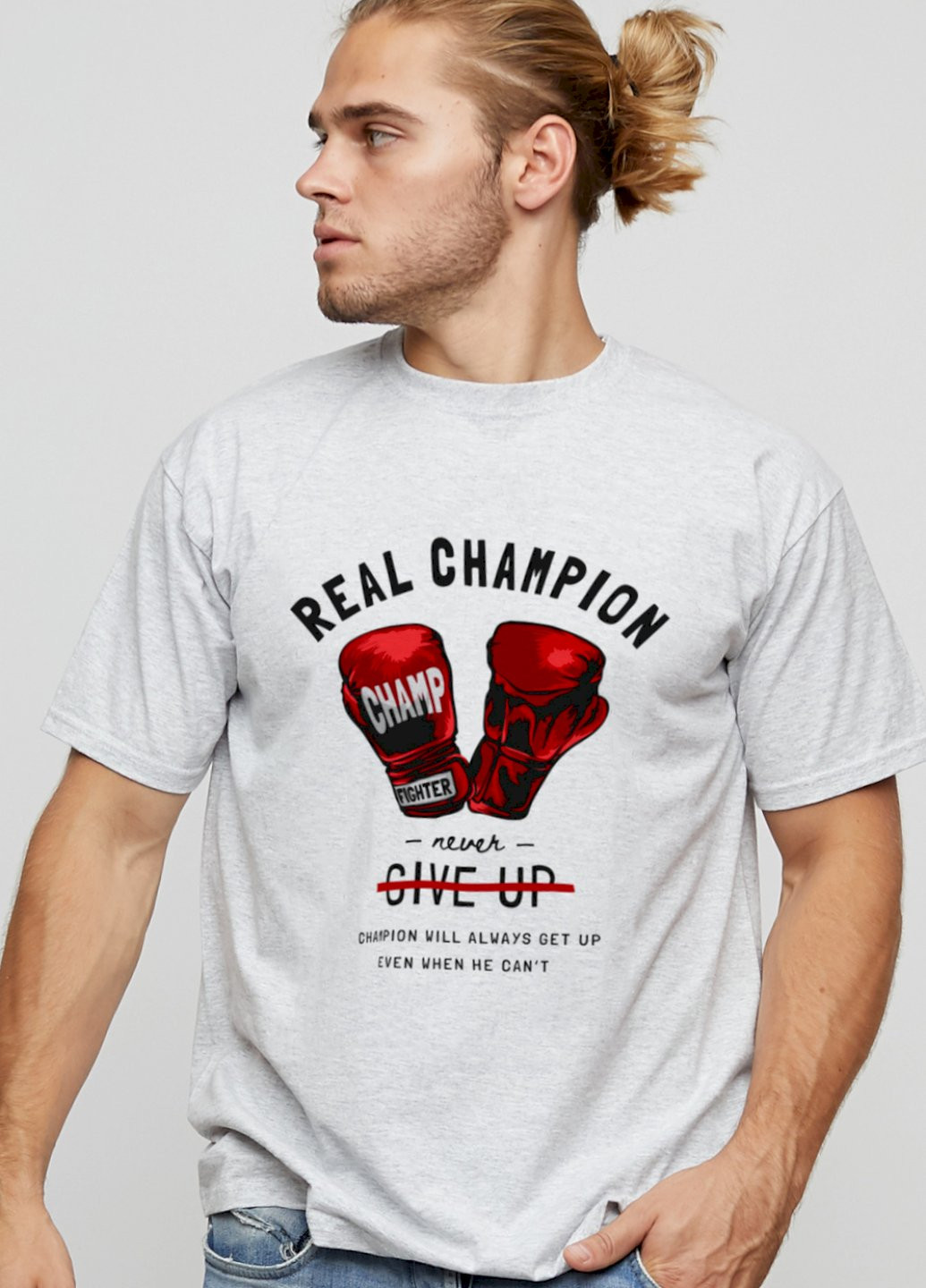 Сіра футболка чоловіча basic YAPPI