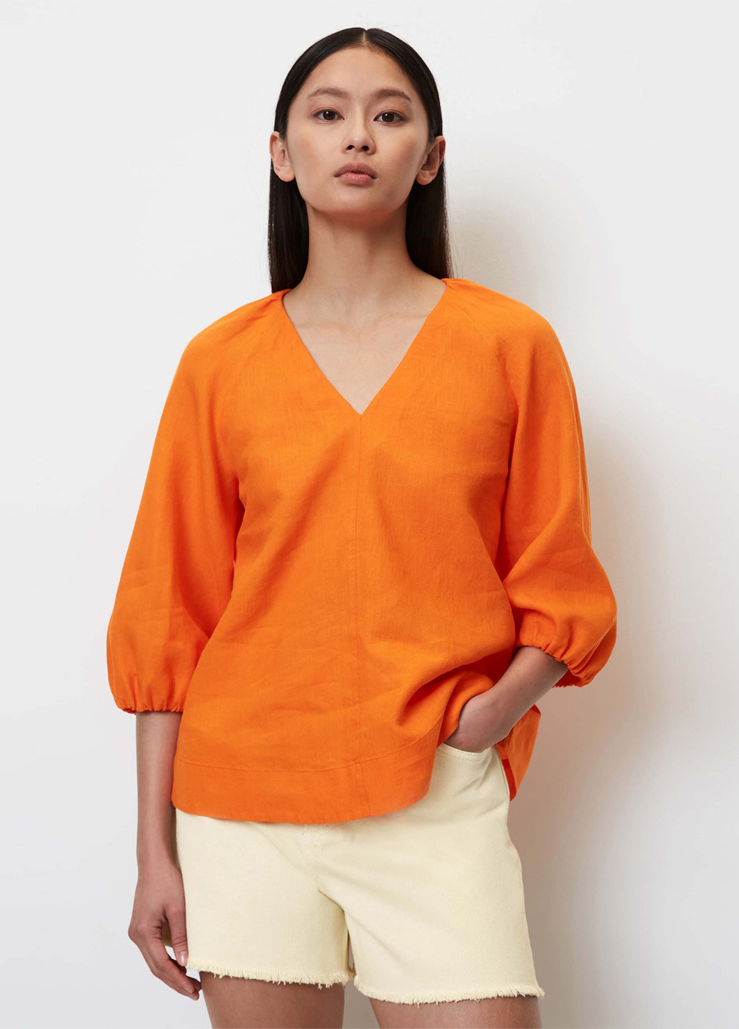 Оранжевая блуза Marc O'Polo