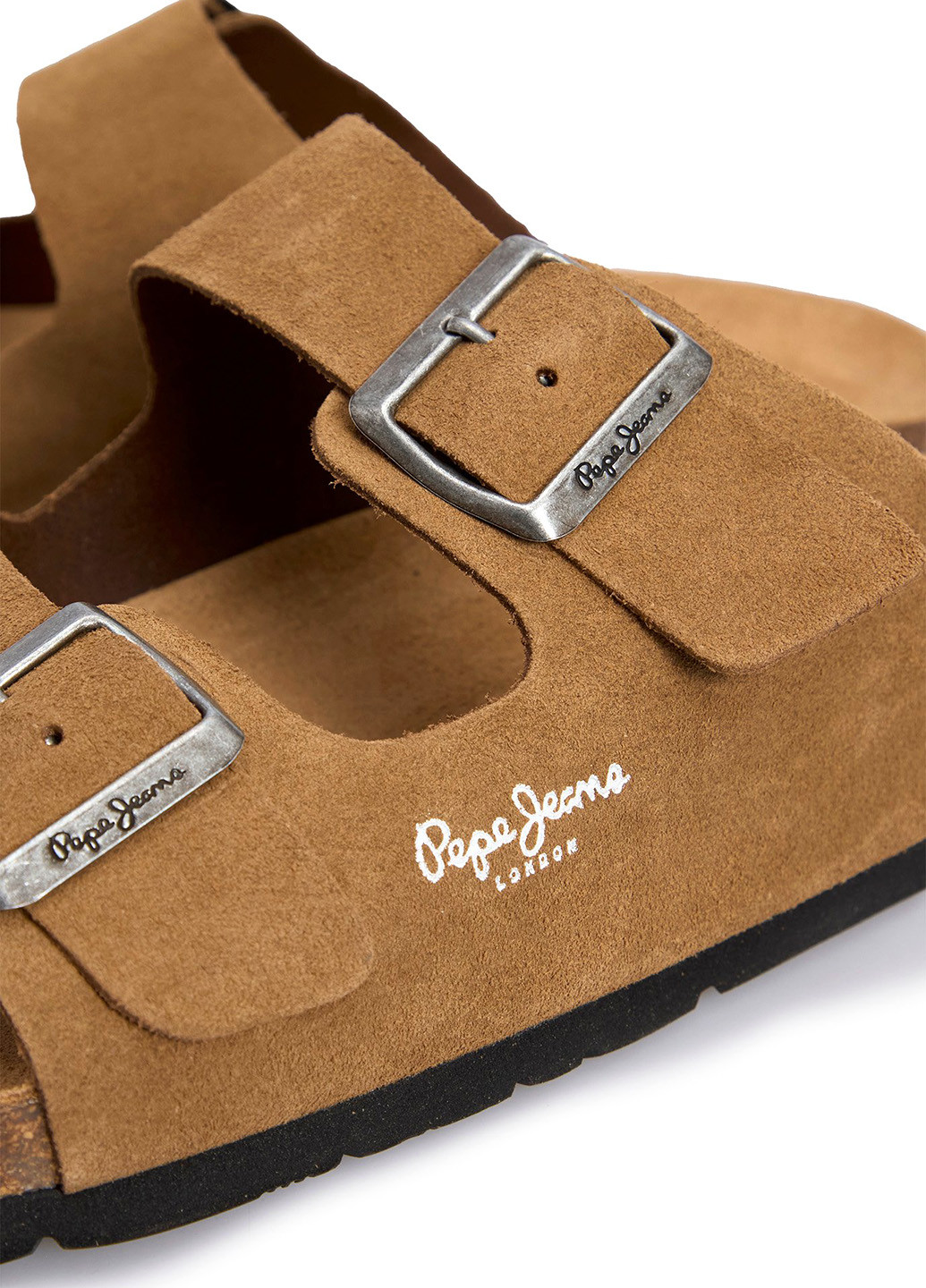 Коричневые кэжуал шлепанцы Pepe Jeans