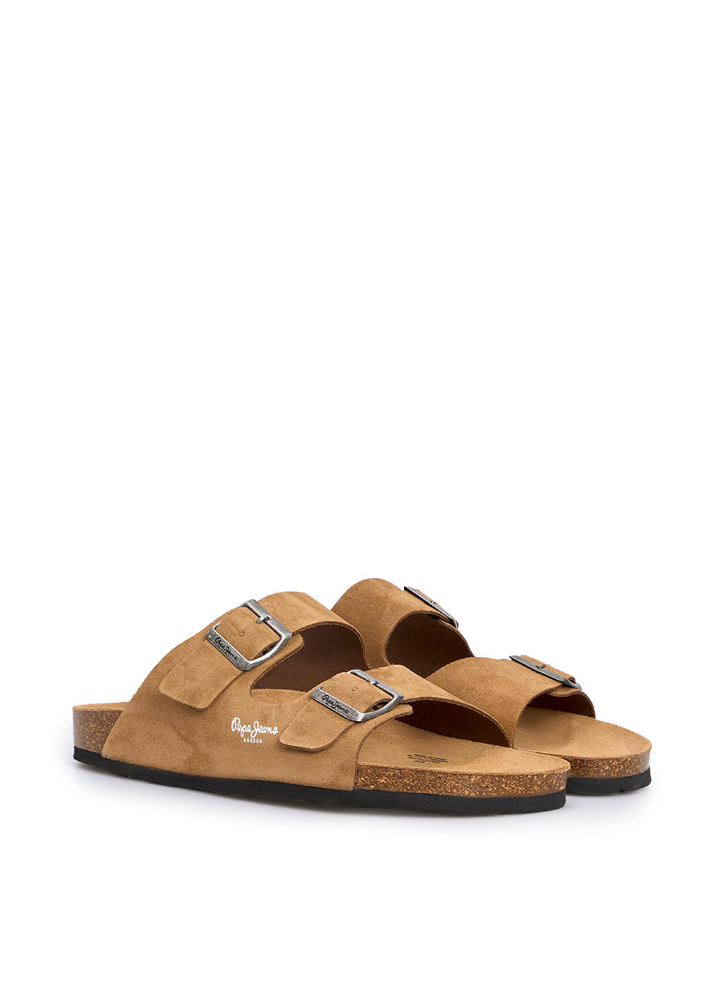 Коричневые кэжуал шлепанцы Pepe Jeans