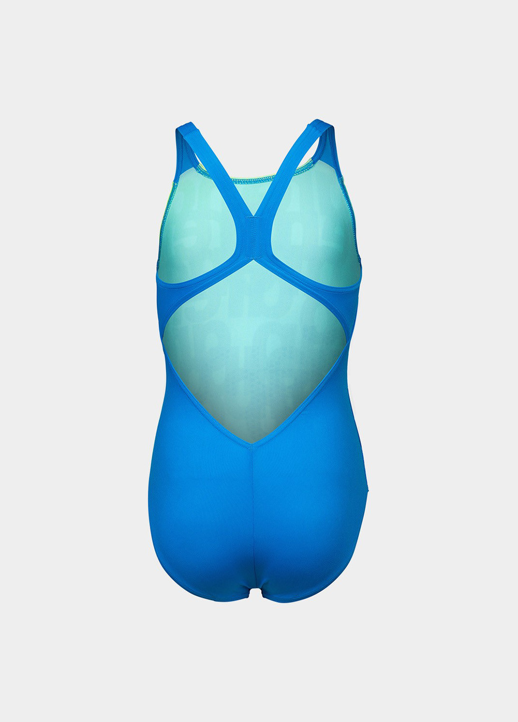 Голубой летний купальник слитный Arena MULTI COLOURS SWIMSUIT V BACK