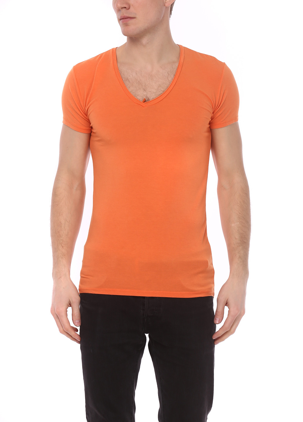 Оранжевая летняя футболка Aggresive