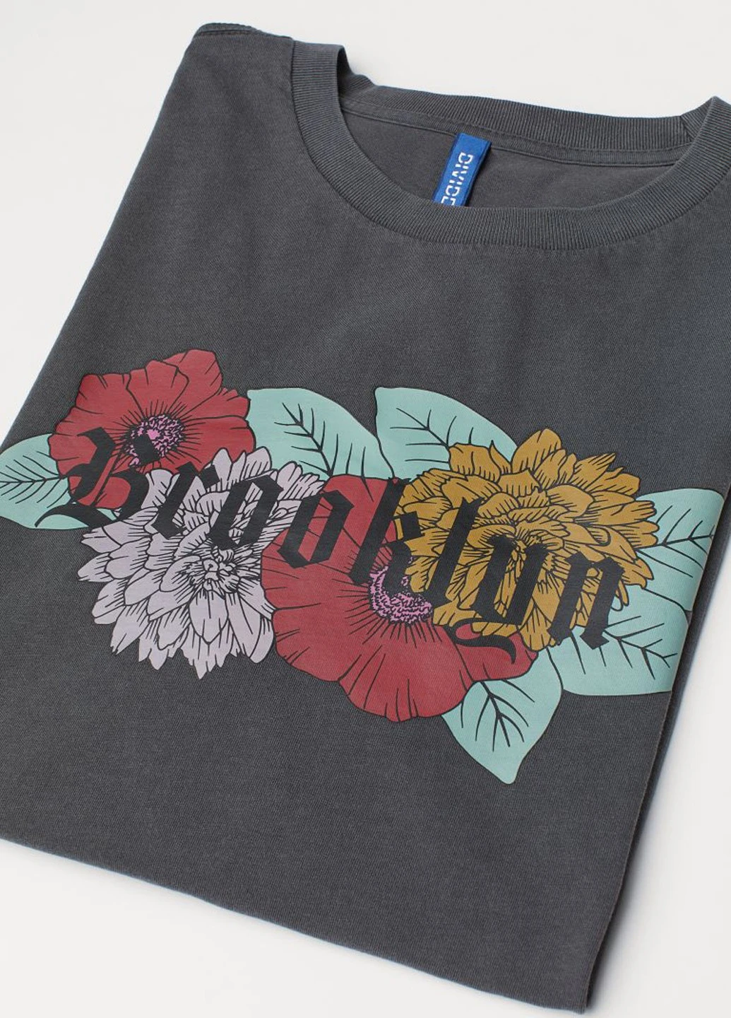 Темно-серая футболка H&M