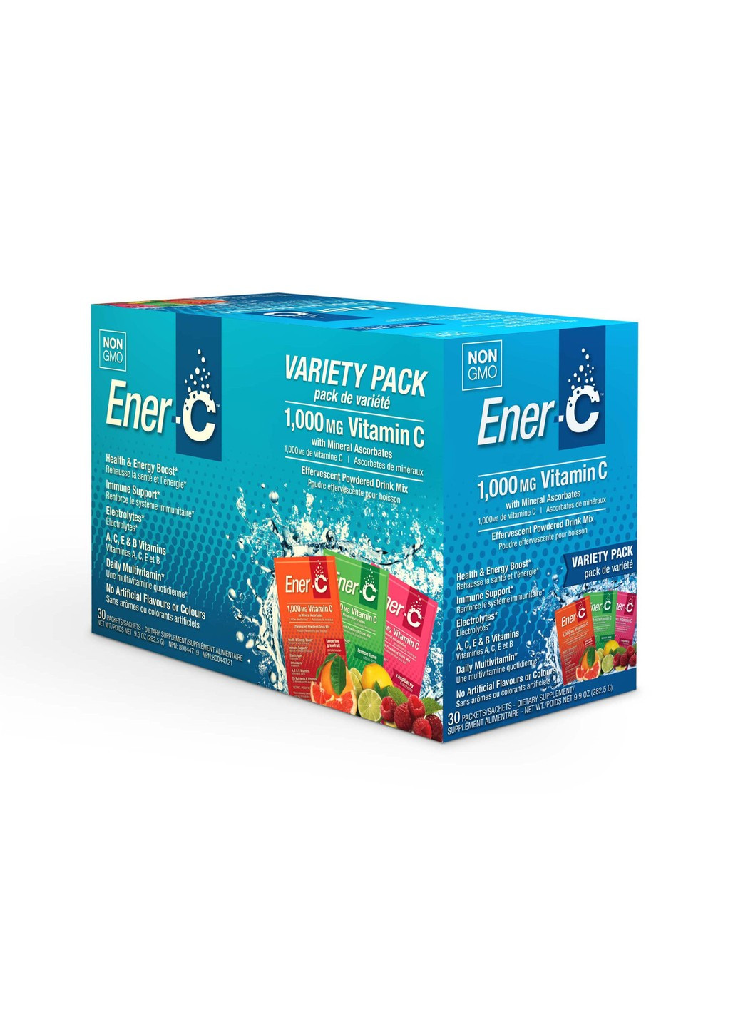Вітамінний Напій для Підвищення імунітету, Асорті, Vitamin C,, 30 пакетиків Ener-C (255408863)